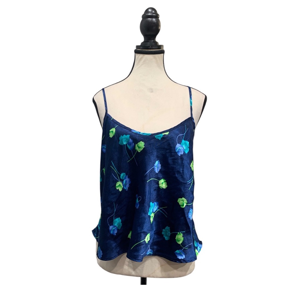 No Boundaries Navy Blue Floral Camisole